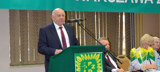 XIV Krajowy Zjazd Delegatów PZD – referat programowy wygłosił prezes PZD Eugeniusz Kondracki